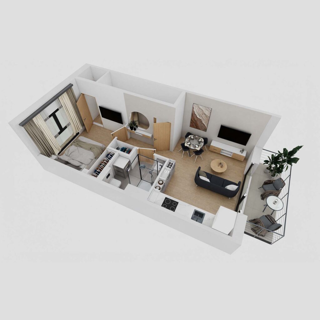 Segment A&nbsp;Piętro -perspektywa_3_upscale01